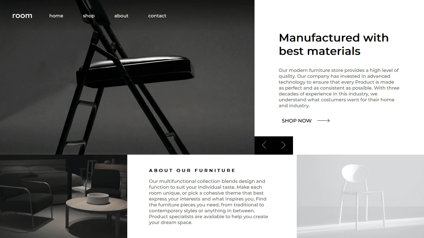 Site de Venda de Cadeiras