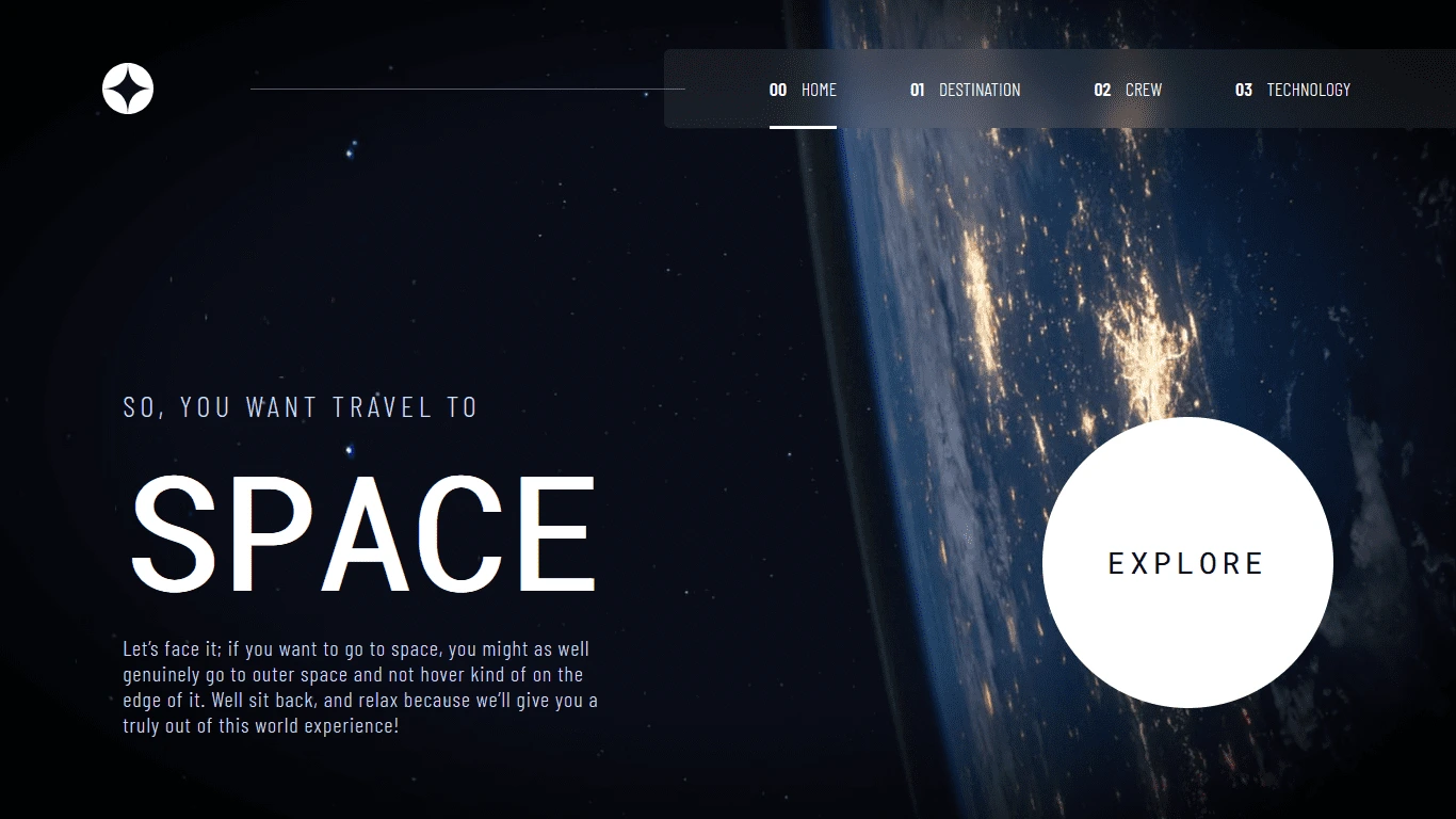 Site de Turismo Espacial